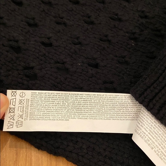 MANGO NWT cotton blend crochet midi skirt Medium - Picture 6 of 7